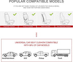 Funda de asiento de coche para piel sintética de lujo y comodidad