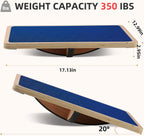 Juoe 360° Balance Board Wobble Board, hasta 350 LBS para Physical Therapy