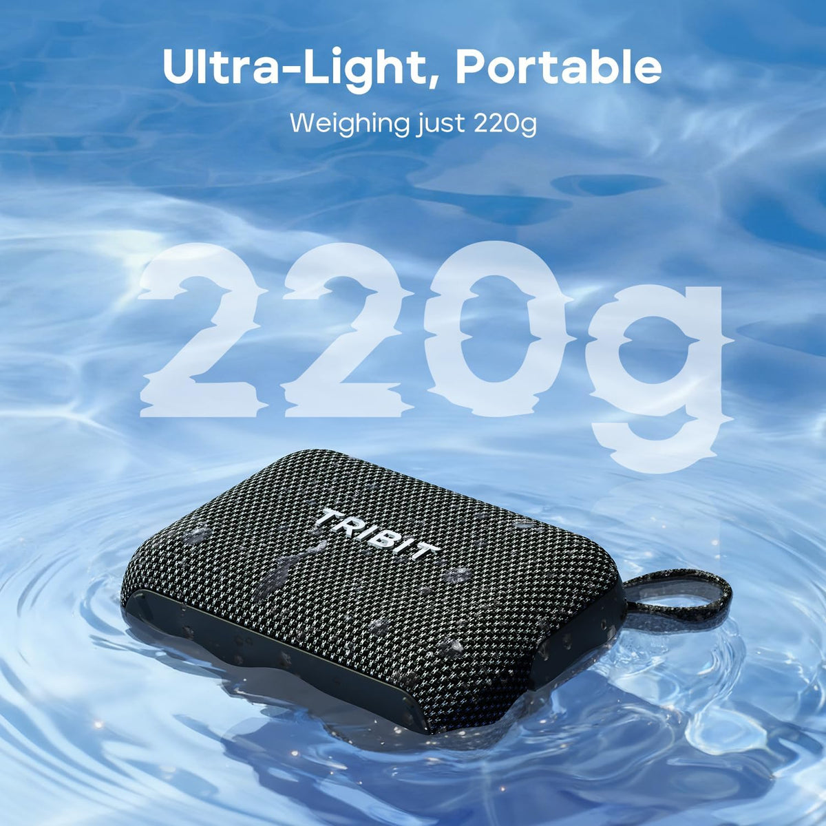 Altavoz portátil Tribit PocketGo con Bluetooth, 20H de tiempo de re...