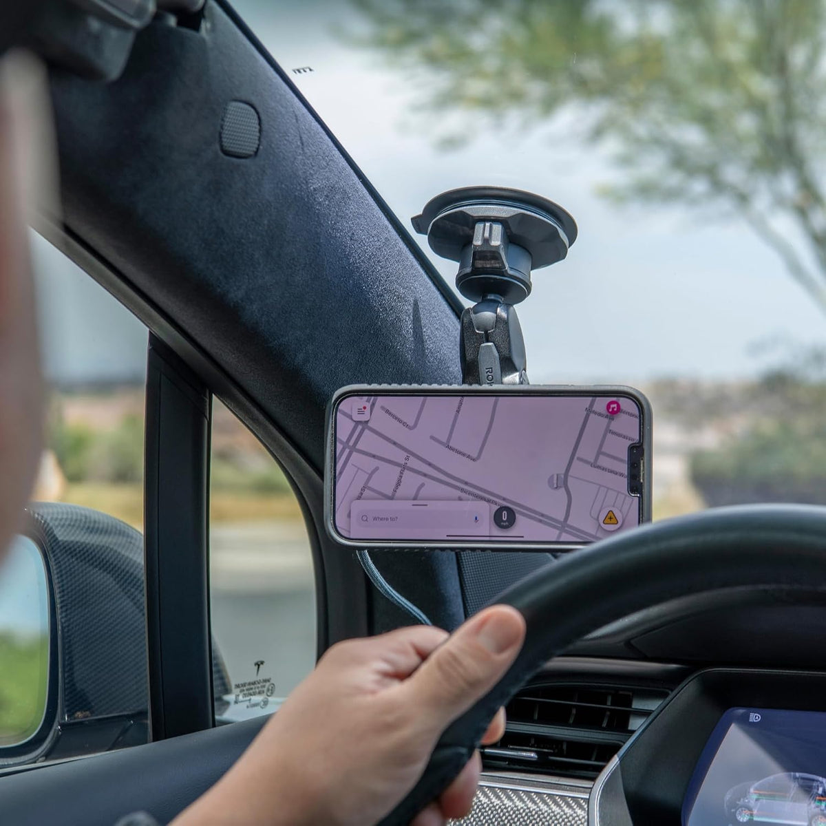 Rokform Cargador de coche inalámbrico magnético, soporte de succión