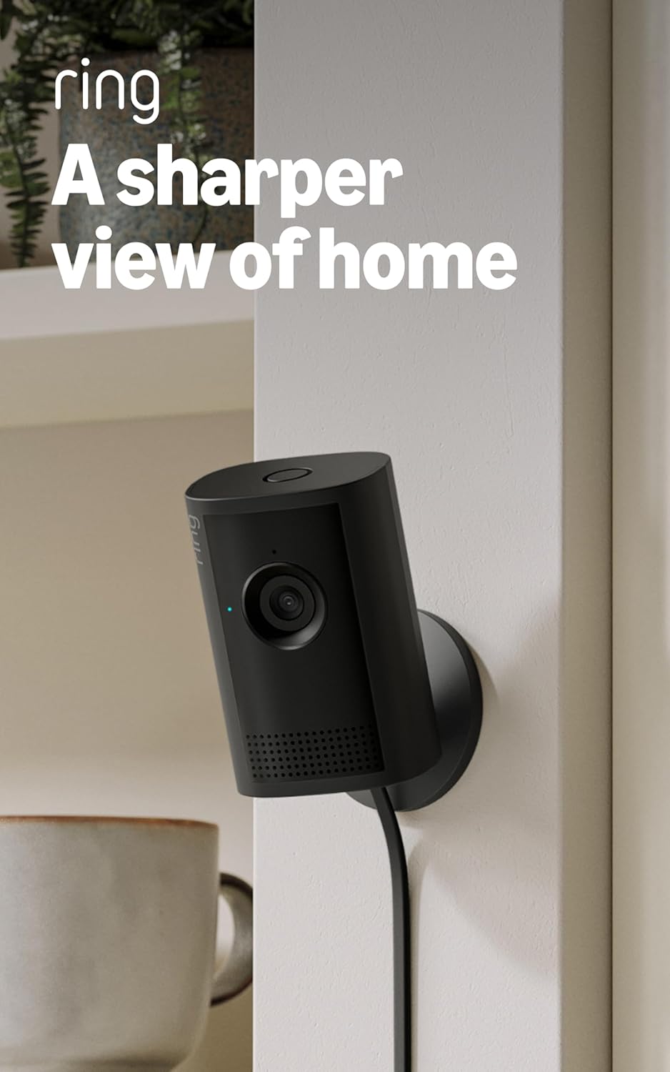 Cámara para interiores Ring Plus (modelo más reciente): Retinal 2K...