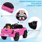 12V Licensed Chevrolet Colorado Electric Ride en Car para Kids, Pink