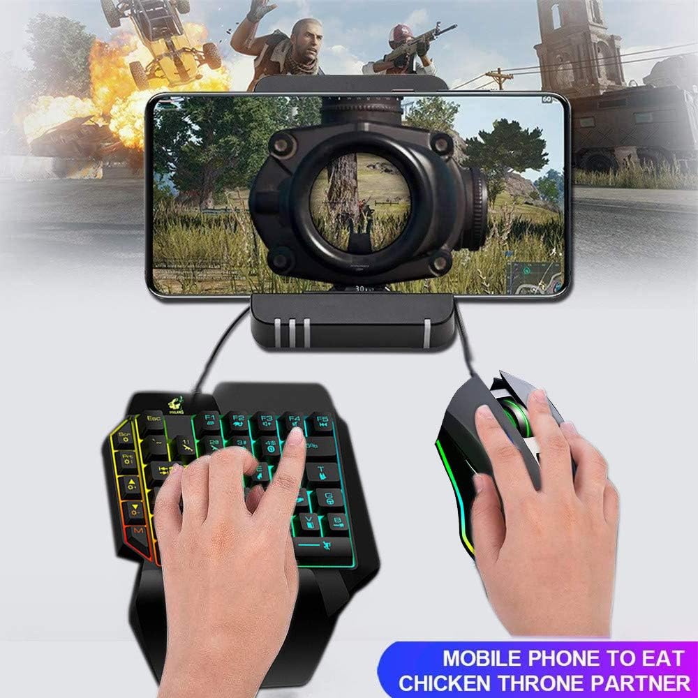 FELiCON Combo de teclado y mouse para juegos con una sola