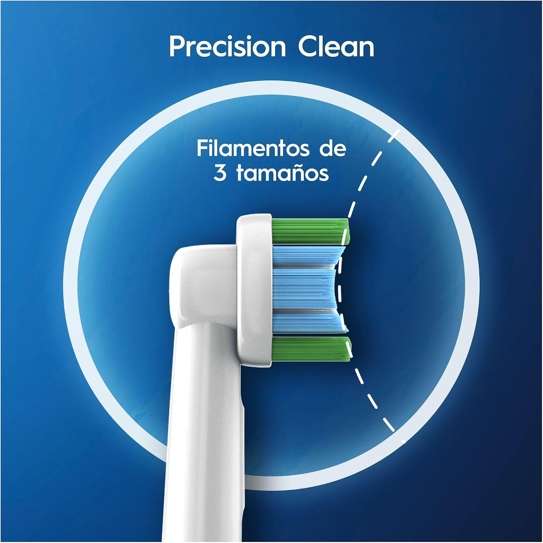Oral-B Cabezales de cepillo de repuesto Precision Clean, cerdas Cle...