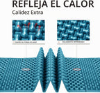 Almohadillas de espuma para acampar para senderismo, colchón ultraligero de celda cerrada, tapete suave impermeable para adultos, esterillas anchas de picnic y yoga, almohadilla de dormir plegable