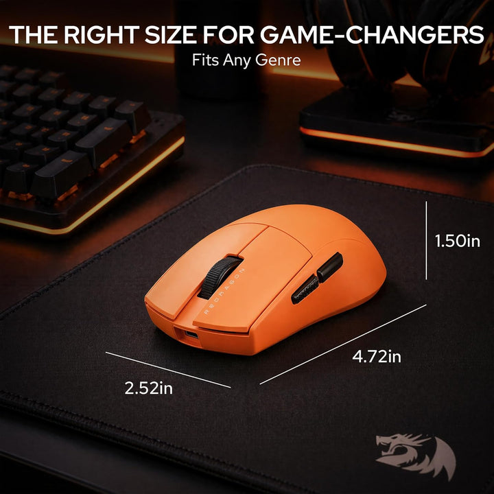 Redragon M916 ULT - Ratón inalámbrico para juegos con frecuencia de...