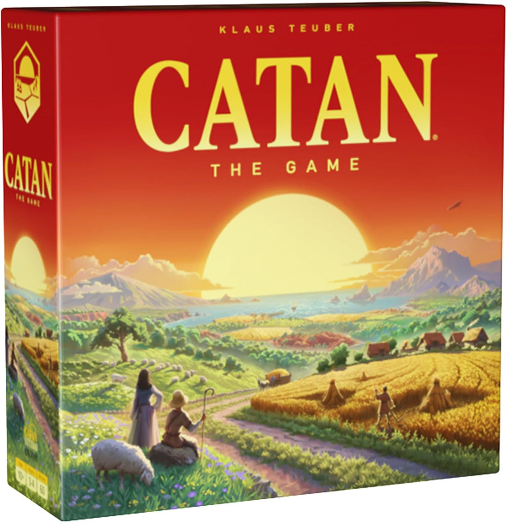 Catan - Juego de mesa (6ª edición) Intercambia, construye y establece en el clásico juego de estrategia para familia, niños y adultos, a partir de 10 años, 3-4 jugadores, tiempo de juego de 60-90