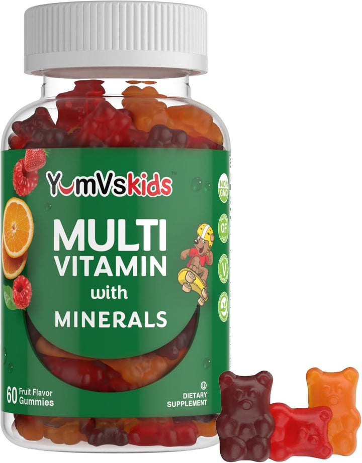 YumVs Kids - Gomitas multivitamínicas masticables con sabor a fruta...