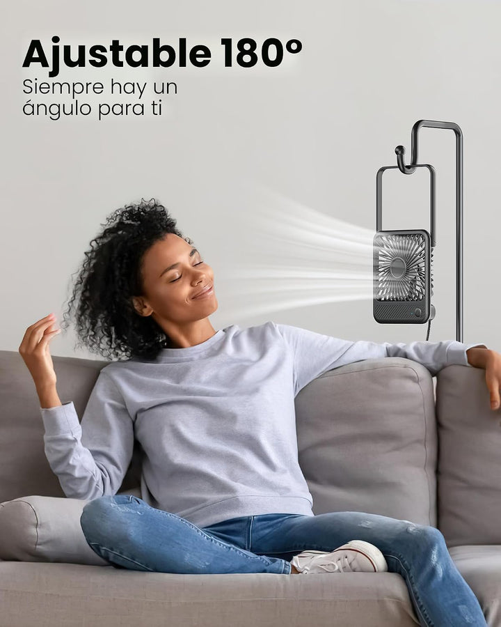 Koonie - Ventilador de escritorio USB, ventilador pequeño ultra sil...