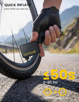Inflador de neumáticos con bomba de bicicleta ultra mini - Lamicall...