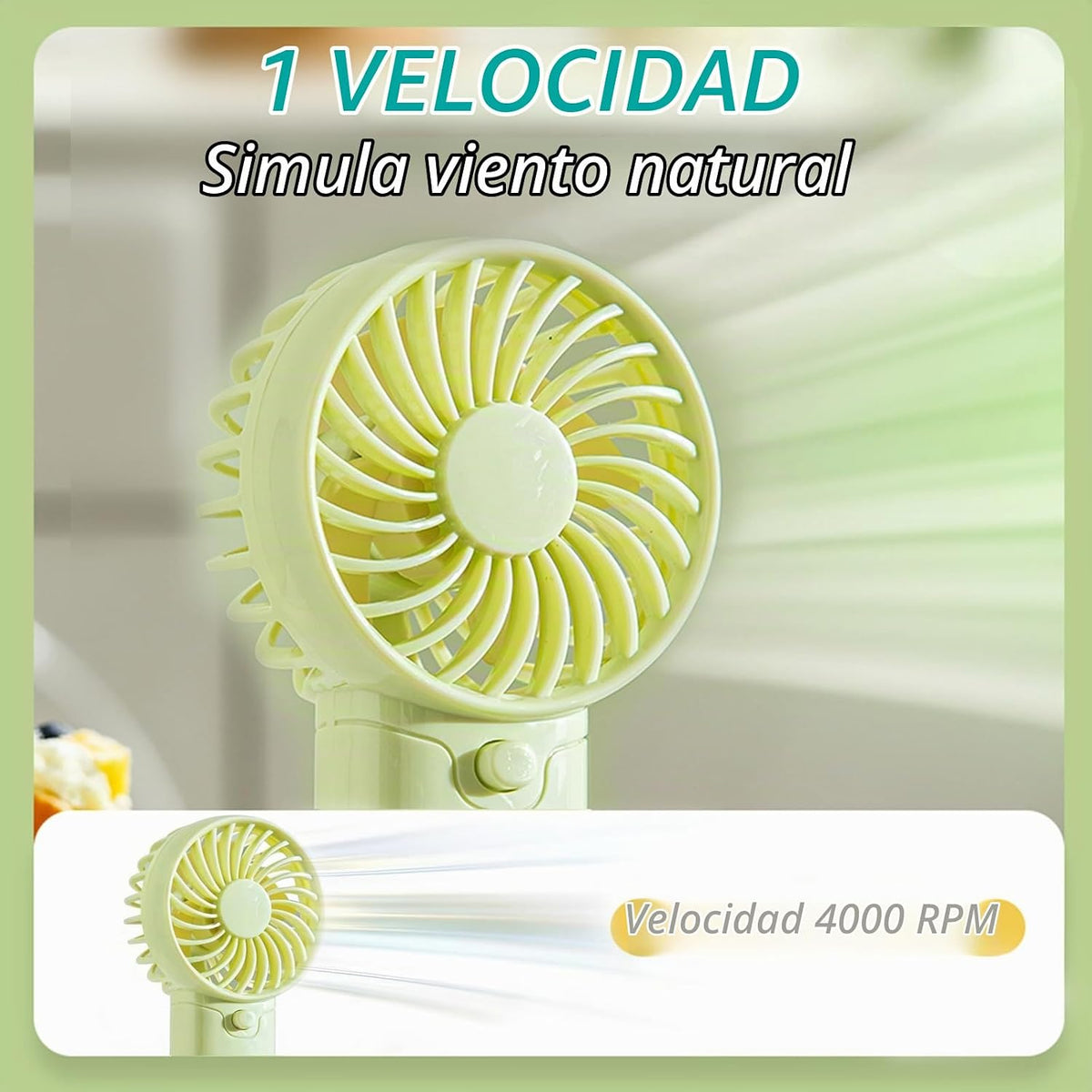 Paquete de 12 mini ventiladores portátiles \u2013 Funciona con pila...