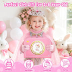 Hohosunlar Juego de fiesta de té para niñas pequeñas 3-5, 6-8, juguetes de
