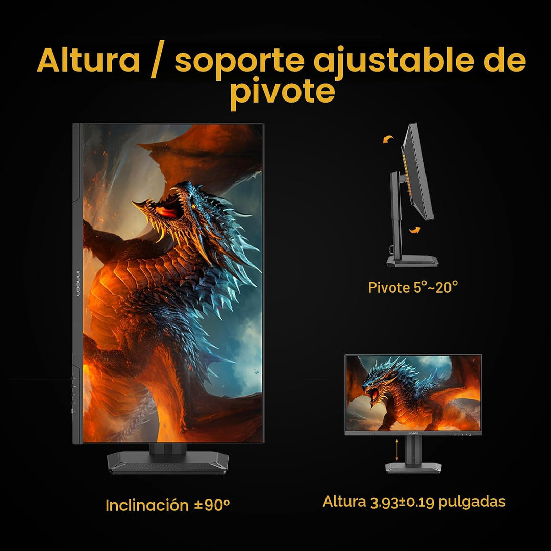 INNOCN 24.5" 2K QHD 2560x1440P 240Hz Mini Monitor LED para juegos,...
