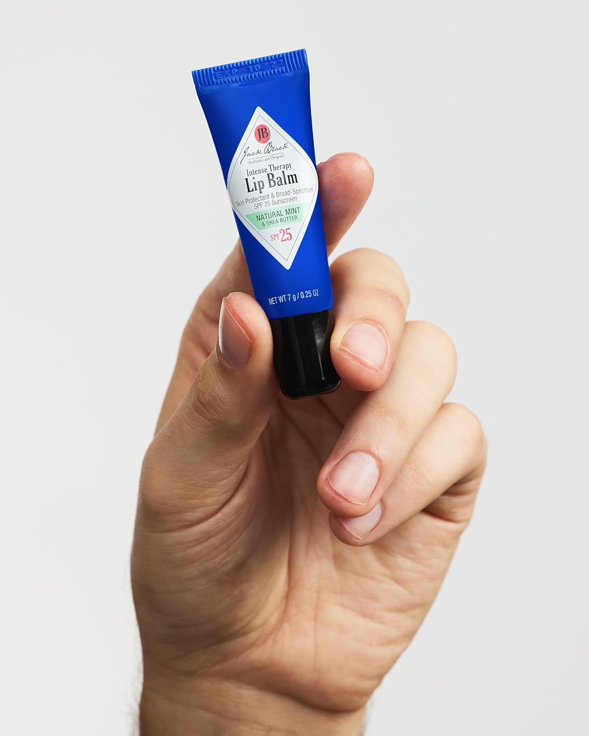 Jack Black Bálsamo labial Intense Therapy, 0.25 onzas, protección s...