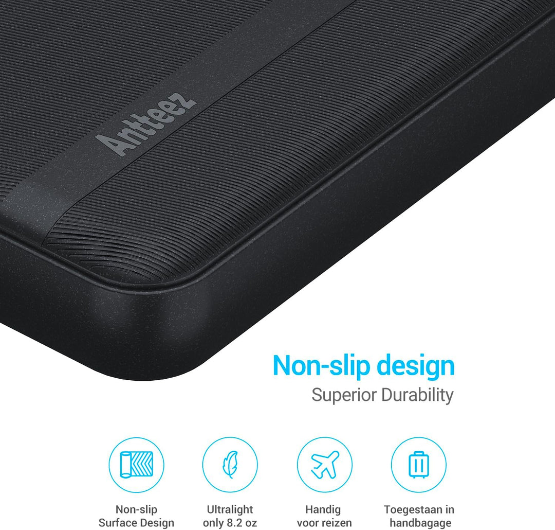 Antteez Cargador portátil de 10,000 mAh, cargador de batería de car...