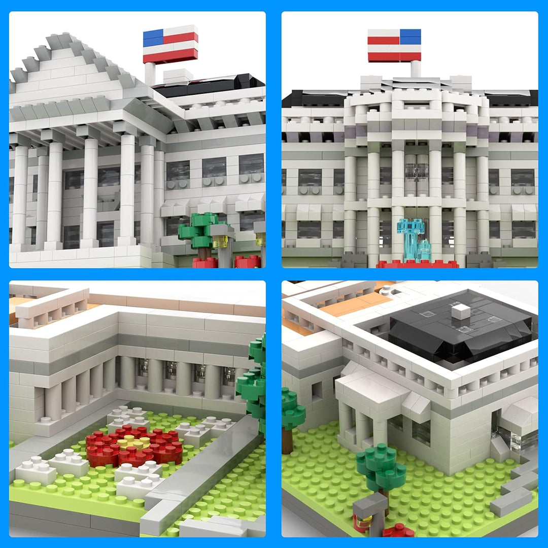 SEMKY Micro Mini Blocks White House Famous Landmark Set -