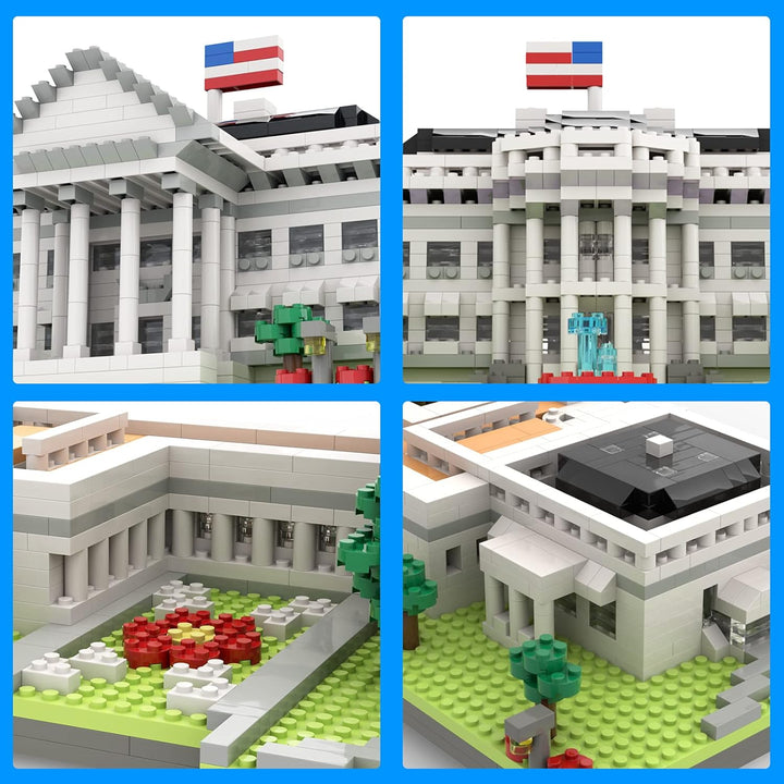 SEMKY Micro Mini Blocks White House Famous Landmark Set -