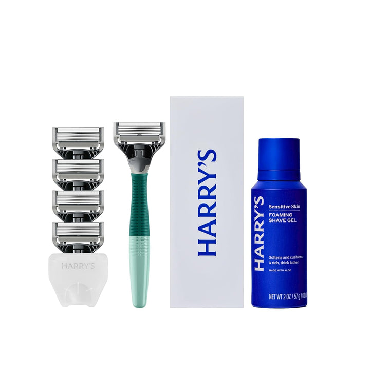 Kit de afeitado original Harry's para hombres - Mango de afeita...