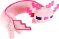 Mattel Minecraft Axolotl - Almohada para el cuello, juguete de peluche