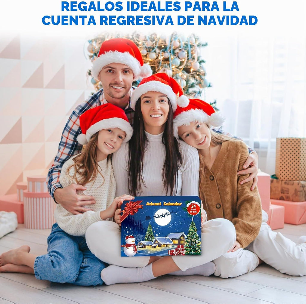 Calendario de Adviento 2026 de rompecabezas de 24 piezas