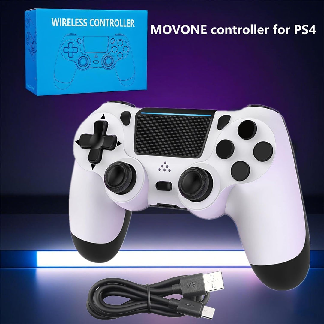 MOVONE Wireless Controller Dual Vibration Game Joystick Controller...