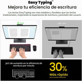 cimetech EasyTyping KF10 - Combo de teclado y mouse inalámbricos, [...