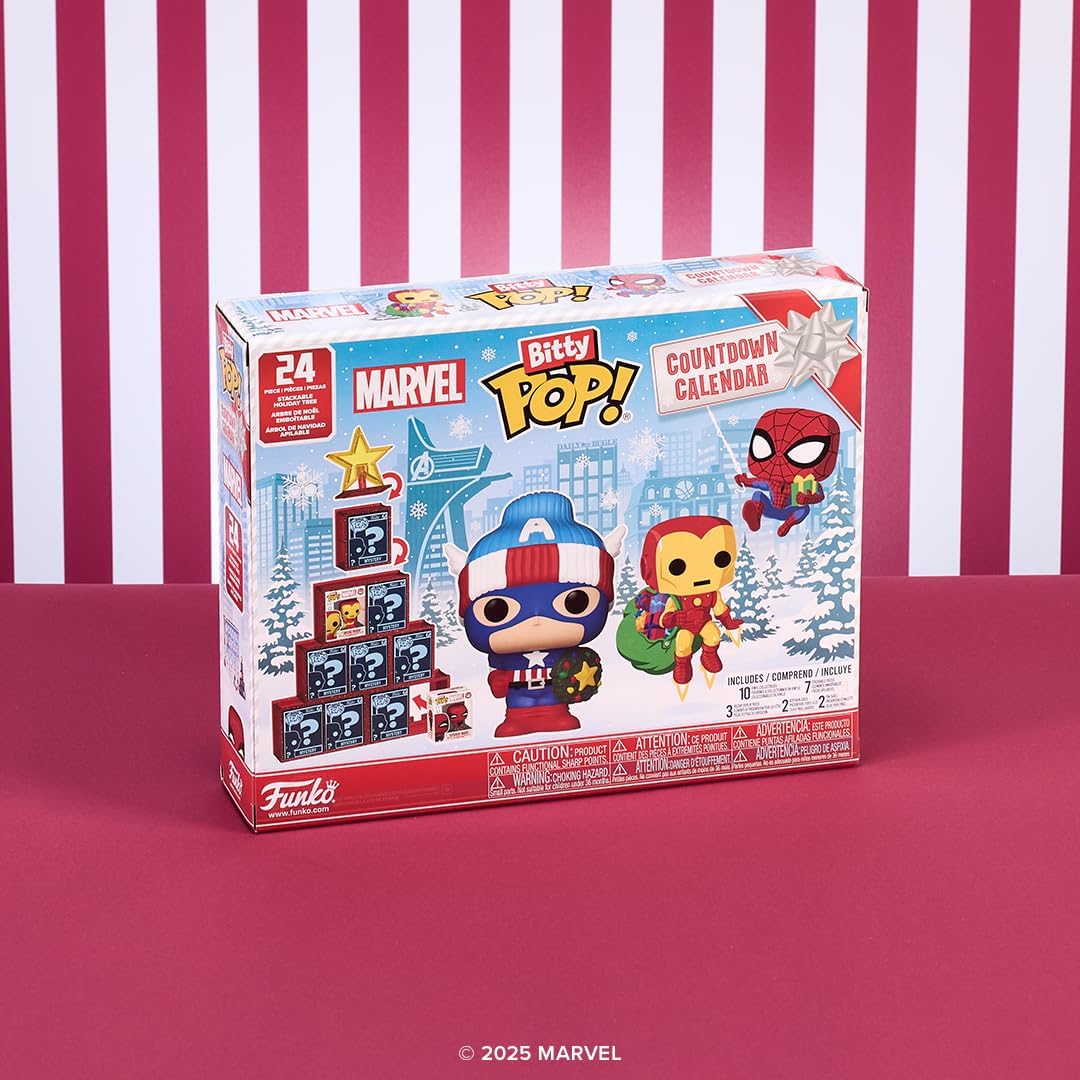 Funko Calendario de cuenta regresiva Pop Bitty Marvel