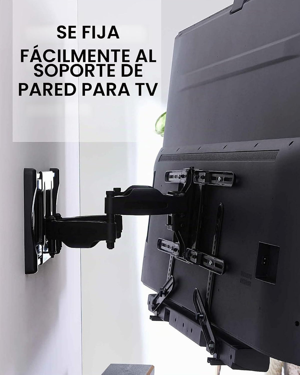 SANUS Kit de montaje universal para barra de sonido de TV para montar barras de sonido debajo del televisor - Se adapta a la mayoría de las barras de sonido de hasta 15 libras - Fácil instalación y