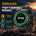 Reloj inteligente GPS para exteriores C31: diseño resistente al agua de 3 ATM, pantalla TFT de 1.46 ″, sensores de movimiento de 6 ejes, seguimiento GPS integrado, batería de larga duración de