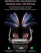 Reloj inteligente con auriculares, pantalla HD de 2.02 pulgadas, rastreador de actividad 2 en 1 con auriculares inalámbricos, impermeable, compatible con Android iOS, viene con 2 correas de