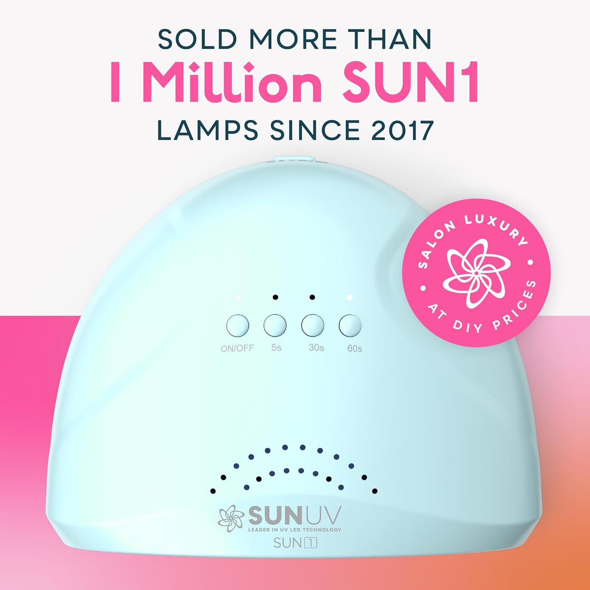 SUNUV Secador de uñas, luz UV para esmalte de uñas de gel, lámpara...