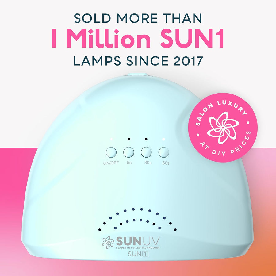 SUNUV Secador de uñas, luz UV para esmalte de uñas de gel, lámpara...
