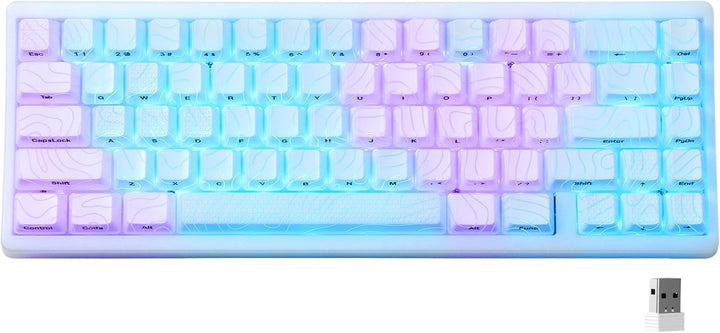 HITIME x XVX M67 Teclado inalámbrico 60% por ciento, teclado topogr...