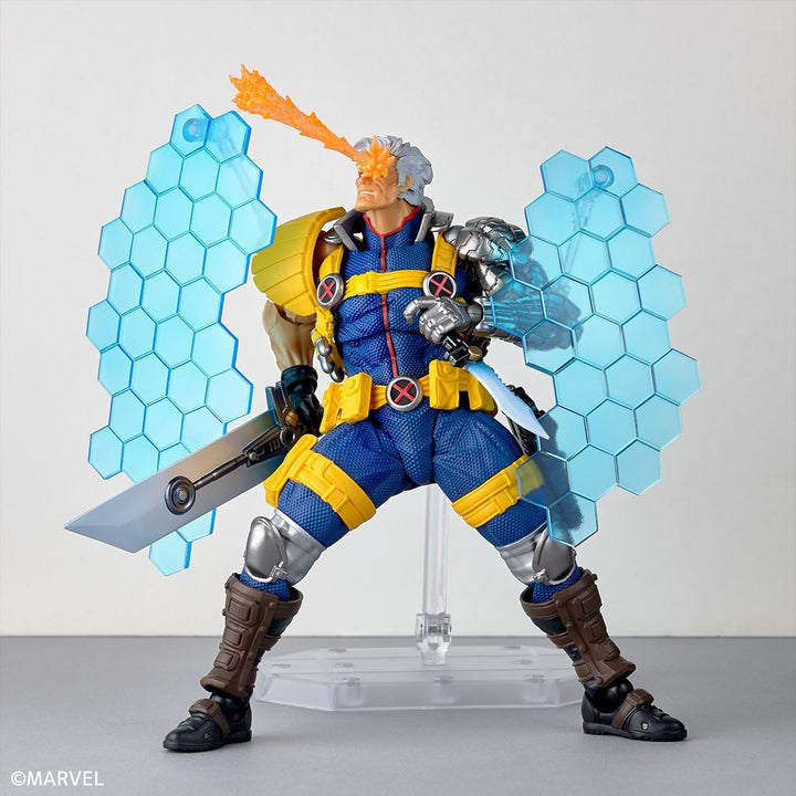 Kaiyodo Revoltech Amazing Yamaguchi X-Men Cable versión 1.5, altura...