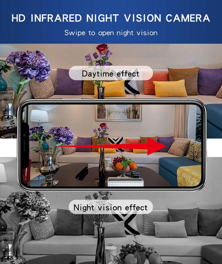 senri Mini cámara de seguridad 1080P HD WiFi para el hogar