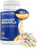 BioMatrix Suplemento mineral quelado, sin hierro, calcio, magnesio, zinc