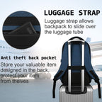 Mochila para laptop de 17 pulgadas, mochila para laptop antirrobo d...