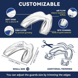 Bokzen Protector bucal para niños para rechinar dientes, paquete de...