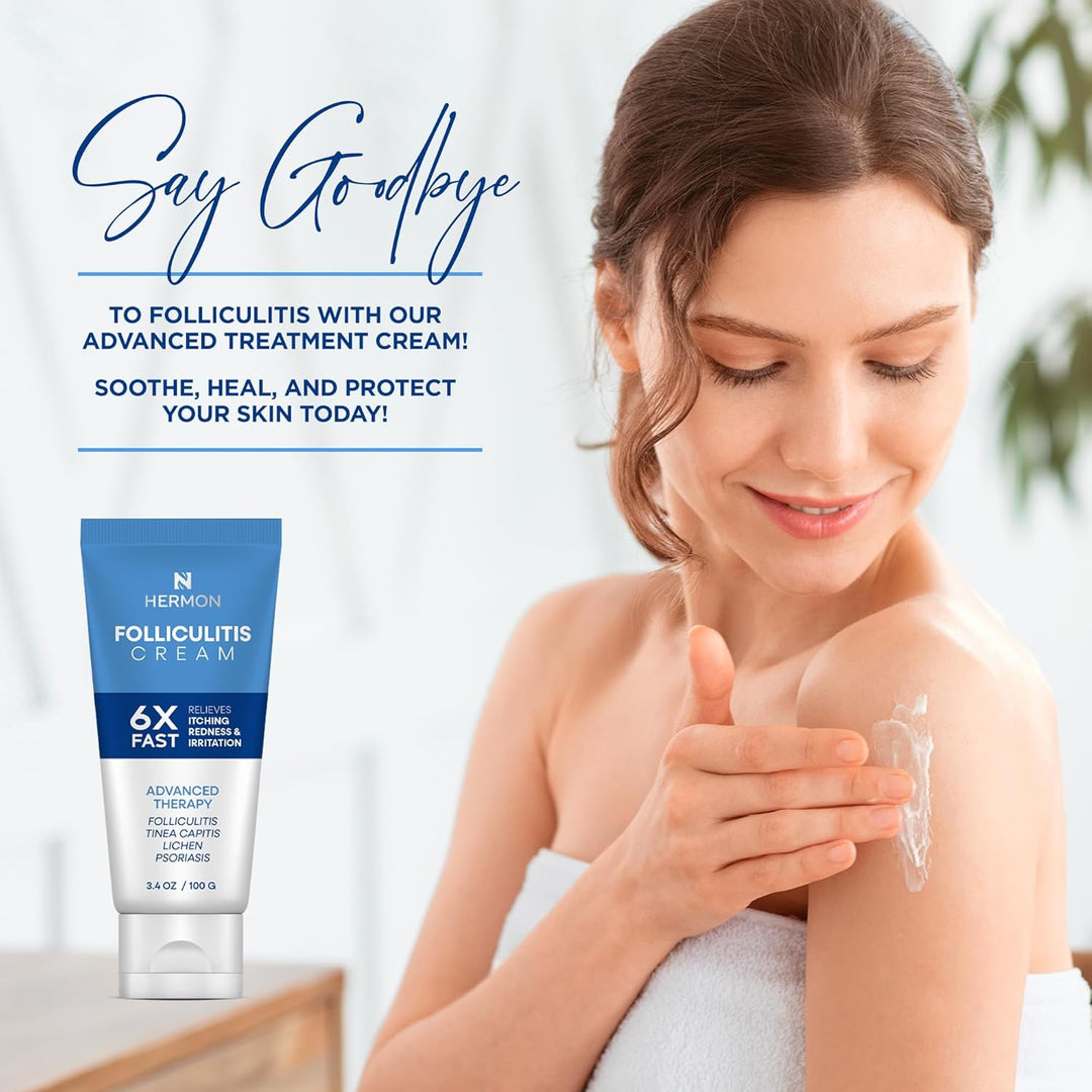 Hermon Crema para foliculitis: eficaz para la foliculitis cuero cab...