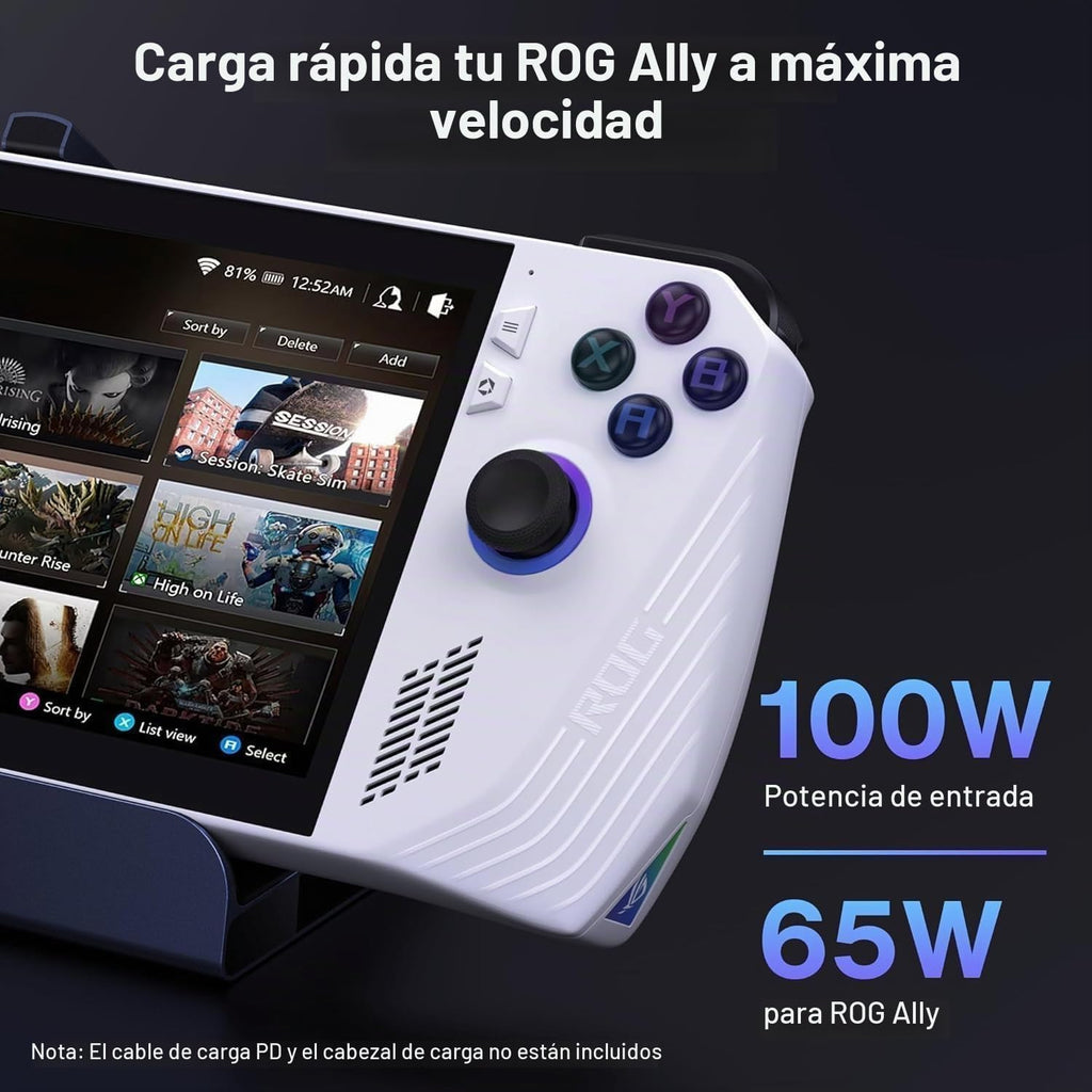 iVANKY Base de cubierta de vapor 4K @144Hz, para ASUS ROG Ally X/Legion Go