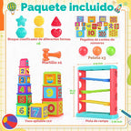 Pound a Ball - Juguete para niños pequeños de 1 a 3 años, juguetes Montessori para bebés de 12, 18 a 24 meses, martillo, tazas apilables, bloques clasificadores de formas, juguetes educativos de desarrollo temprano para niños de 1, 2 y 3 años, regalo para