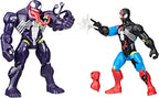 Spider-MAN Marvel MixMashers Venom vs. Venomized, figura de acción personalizada y accesorios, paquete de 2, juguetes de superhéroes a escala de 5 pulgadas para niños a partir de 4 años (exclusivo de Amazon)