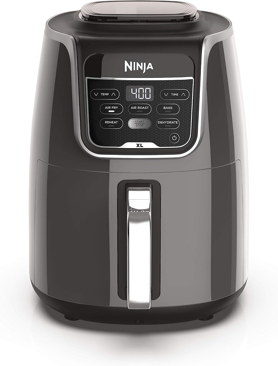 Ninja Freidora de aire XL, 5.5 cuartos de galón, 5 en 1, gris, AF150AMZ