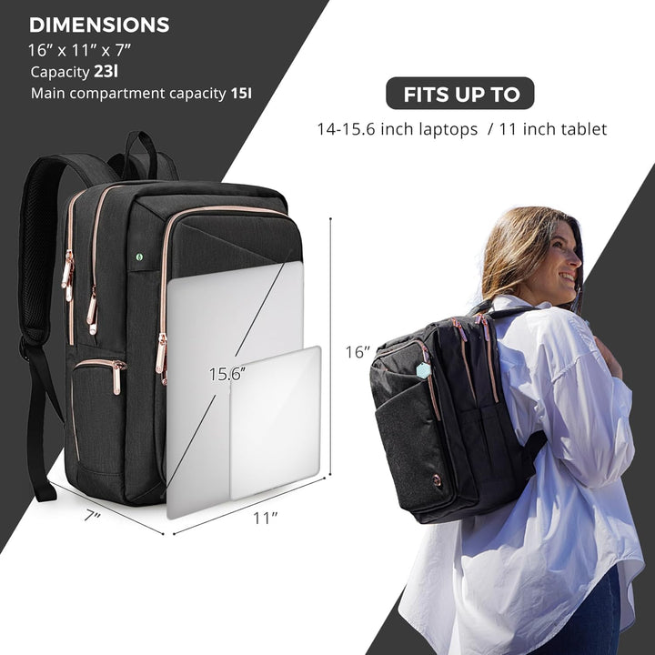 Swissdigital Mochila para computadora portátil de negocios de diseñ...