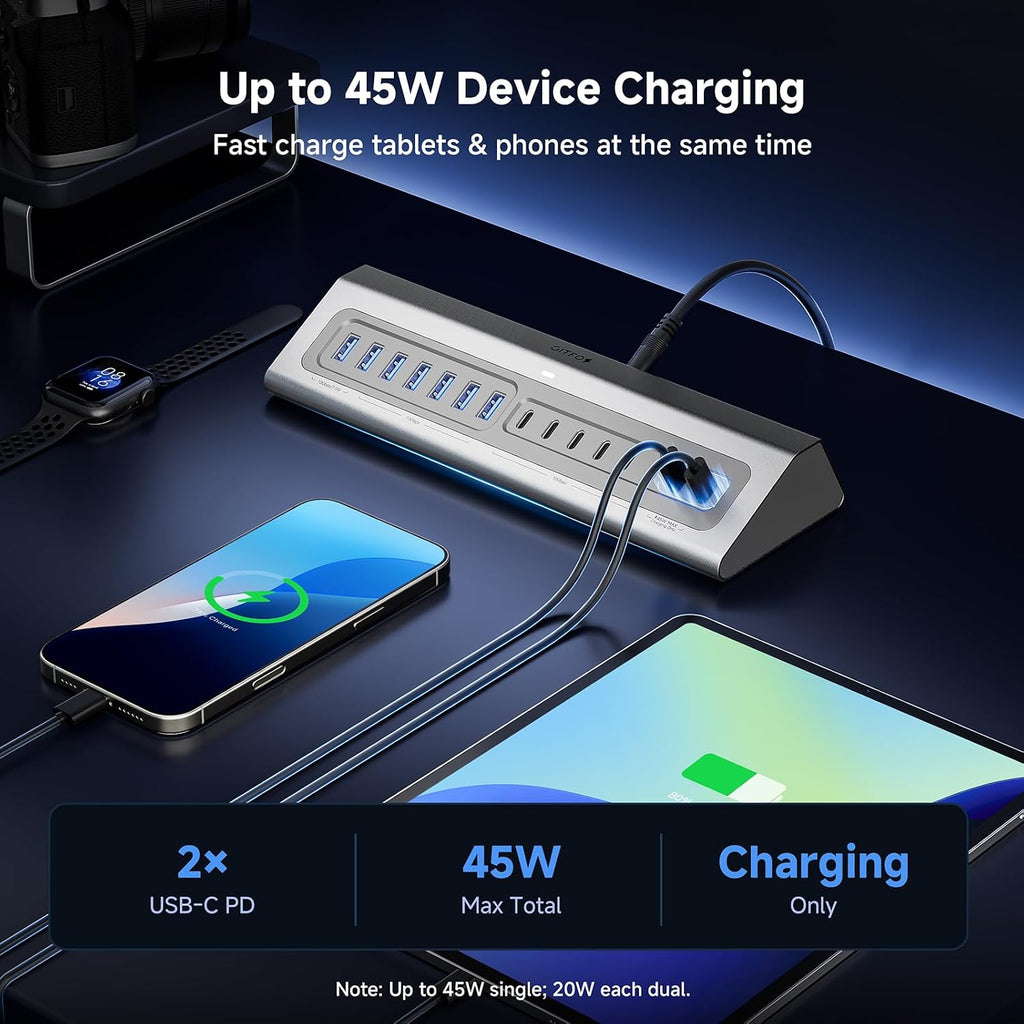 Gitfos, hub USB 3.2, alimentado