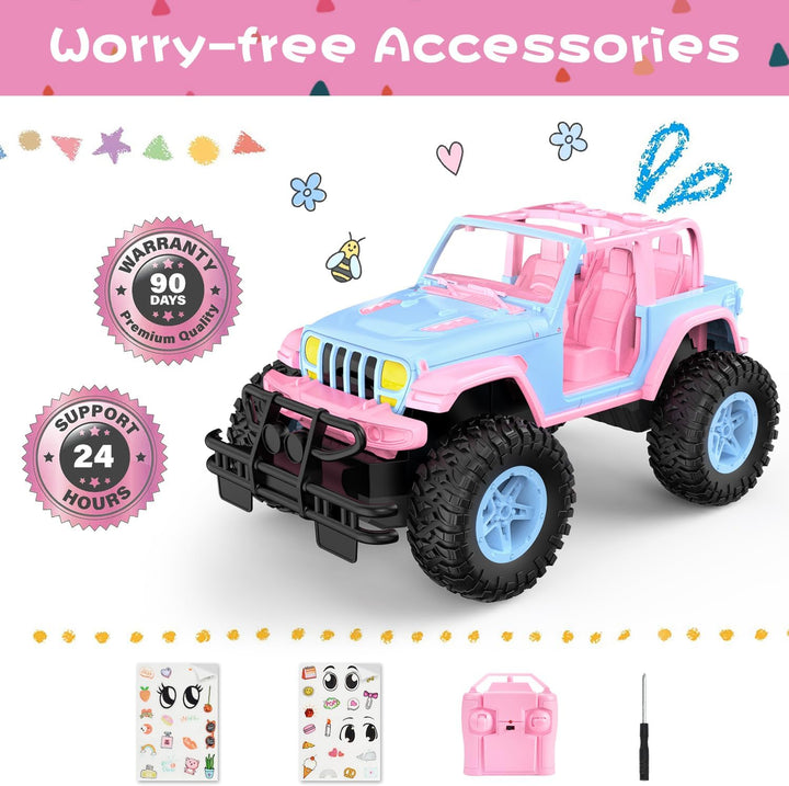NQD Auto a control remoto para niños escala 1:16 80 minutos de jueg...