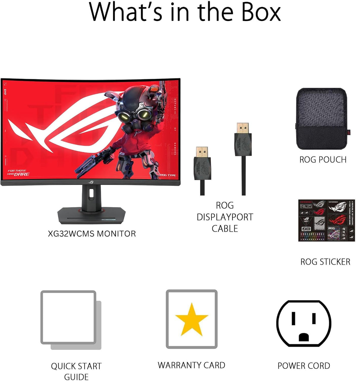 ASUS ROG Strix Monitor de juegos HDR400 curvado USB-C de 32 pulgada...
