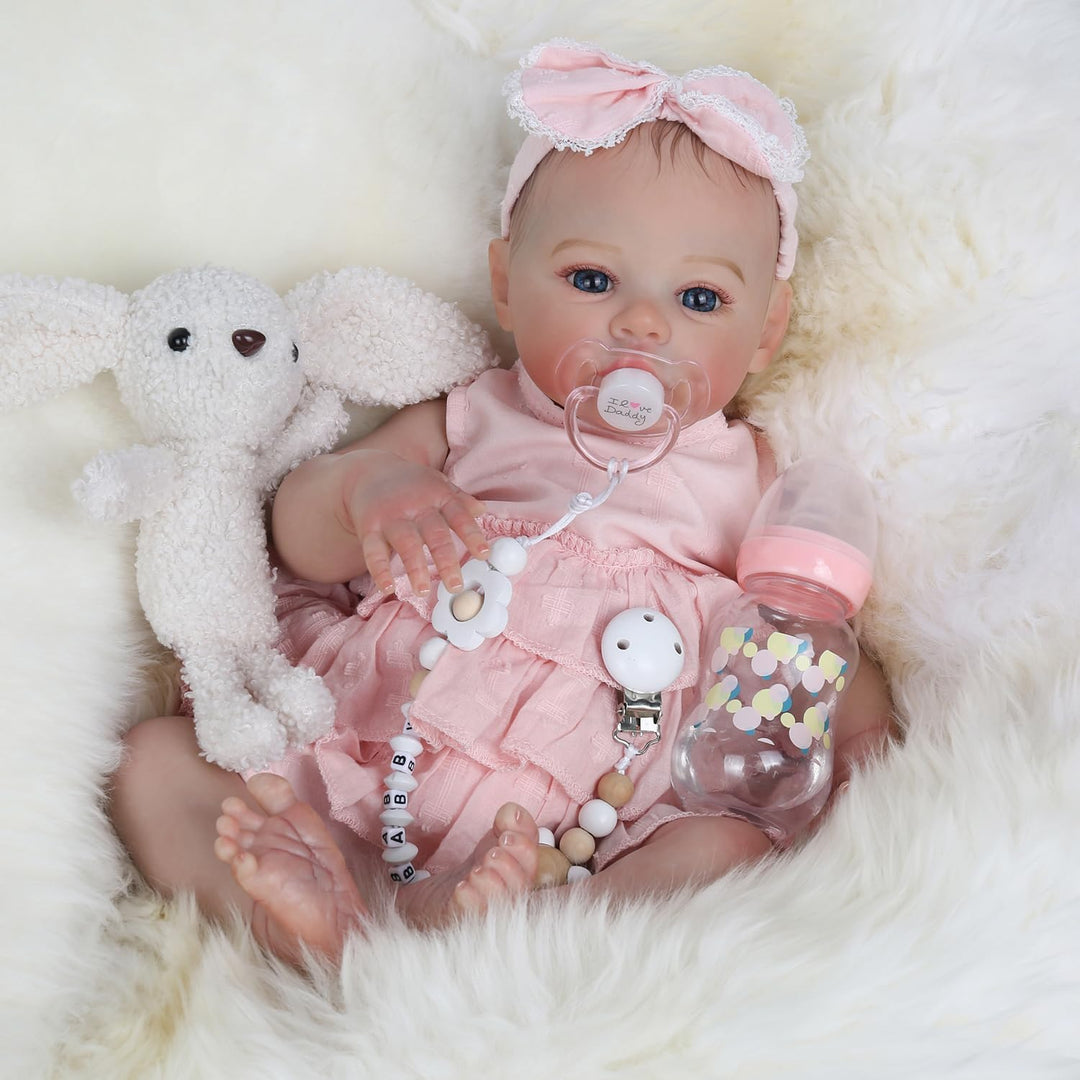 Muñecas KSBD Reborn Realistas para Niña - Muñeca recién nacida de 1...