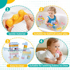Mega bloques multicolores para niños pequeños de 1 a 3 bloques de