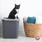Arm & Hammer Caja de arena prémium con filtro para limpiar patas y microbios, fabricada en Estados Unidos